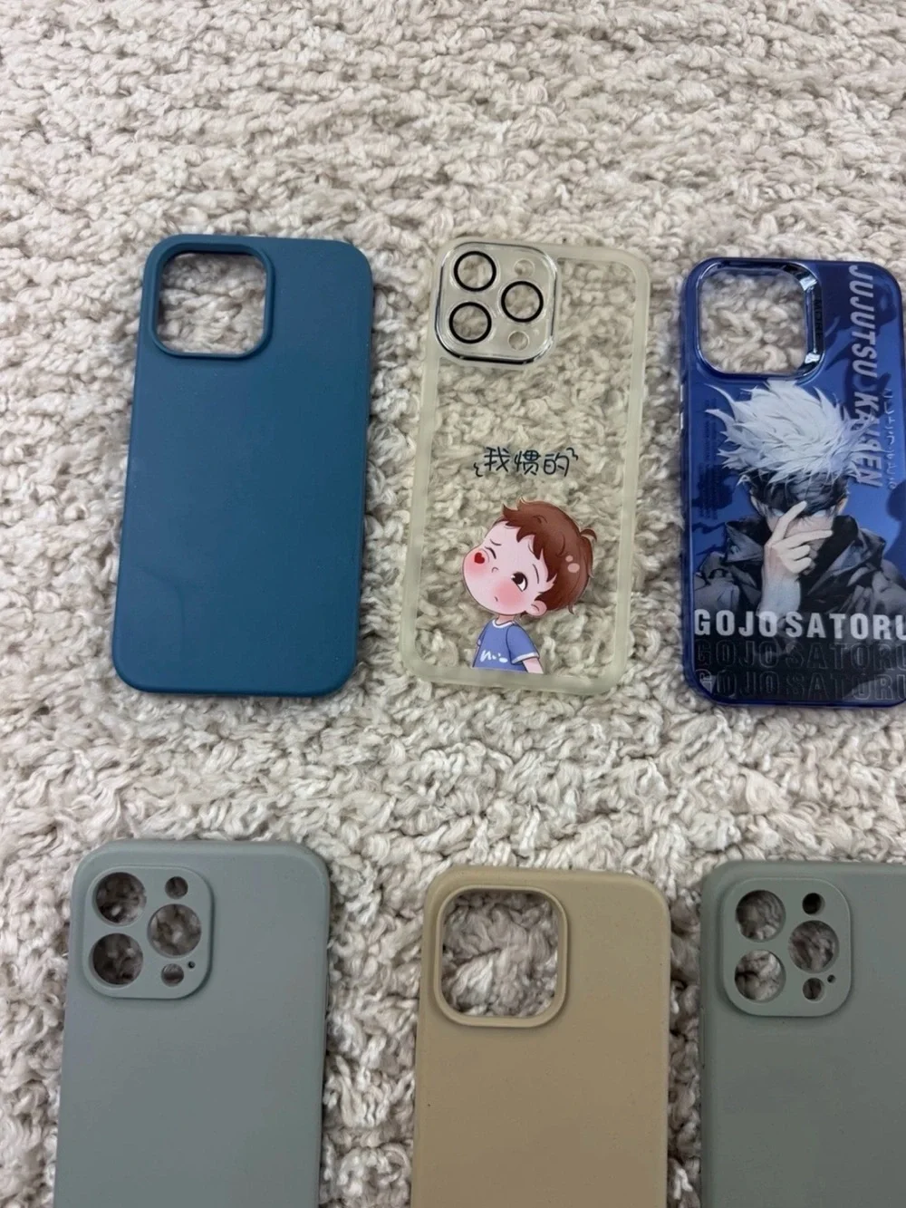 Assorted iPhone 14 Pro Max Phone Cases - Apple, Poppy Etc.
